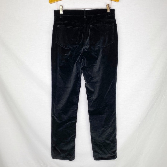 Lafayette 148 Petite Velvet Black Jeans - Picture 2 of 7